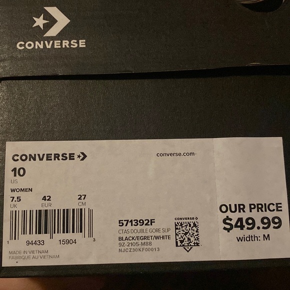 Black and white slip on Converse - Picture 4 of 5